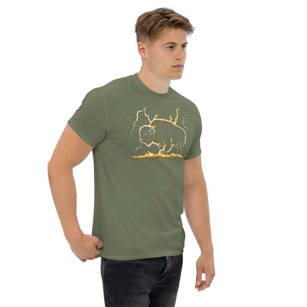 Bison Is Lightning Graphic T-Shirt - Image 4