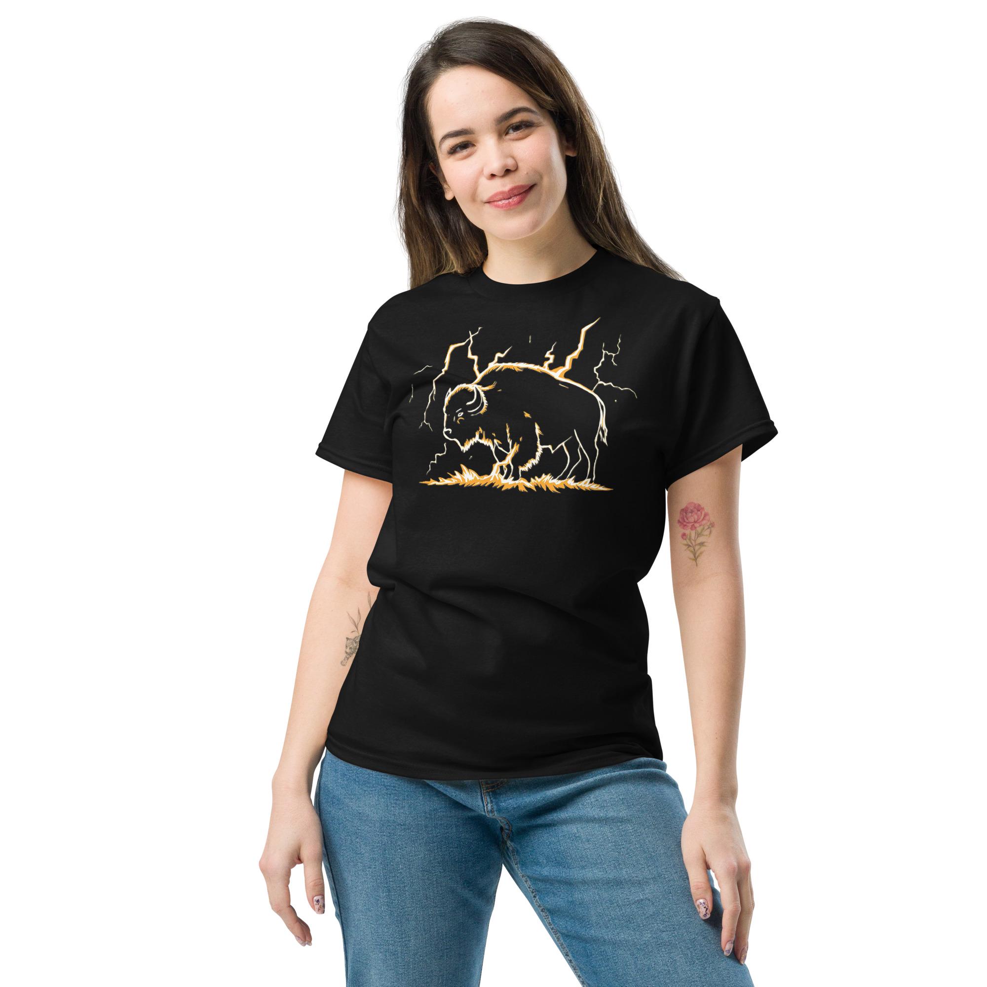 Bison Is Lightning Graphic T-Shirt