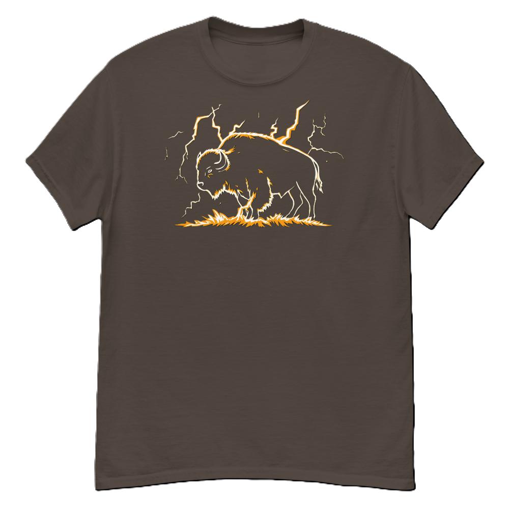 Bison Is Lightning Graphic T-Shirt - Image 5