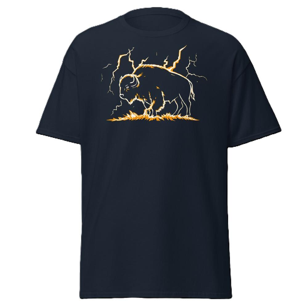 Bison Is Lightning Graphic T-Shirt - Image 6