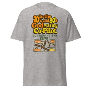 God Co-Pilot Now GPS T-Shirt Free Shipping