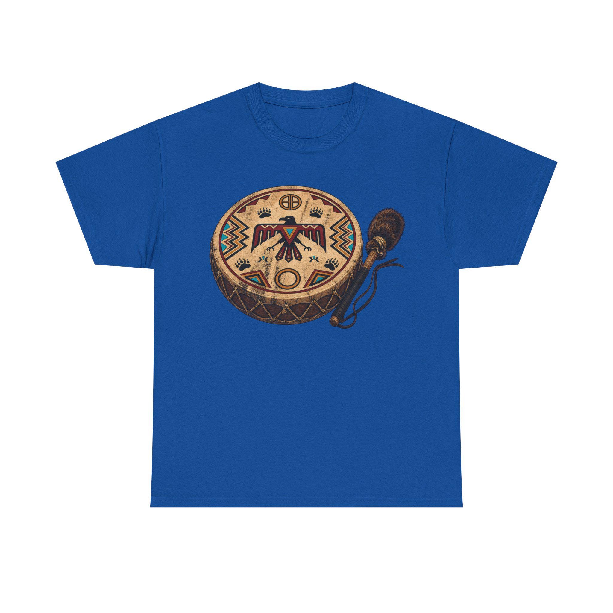 Native American Drum T-Shirt - Image 2