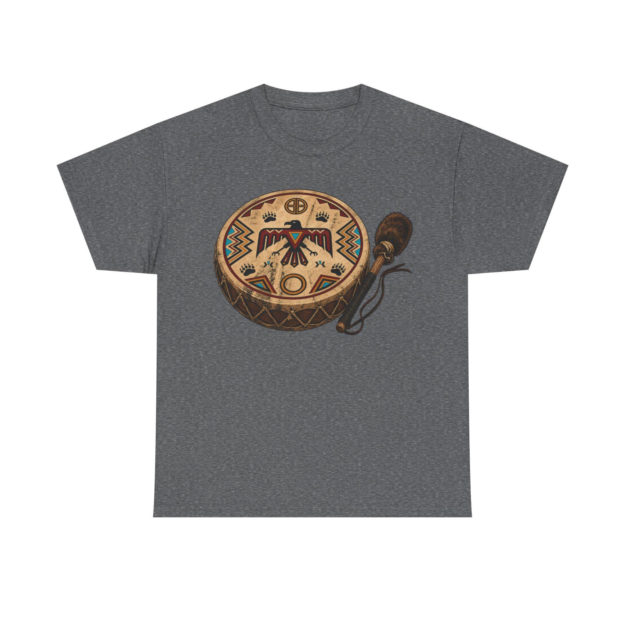 Native American Drum T-Shirt - Image 3
