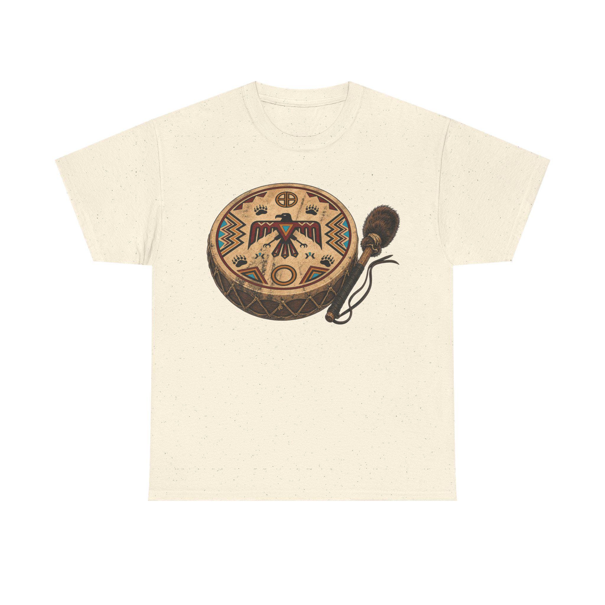 Native American Drum T-Shirt - Image 4