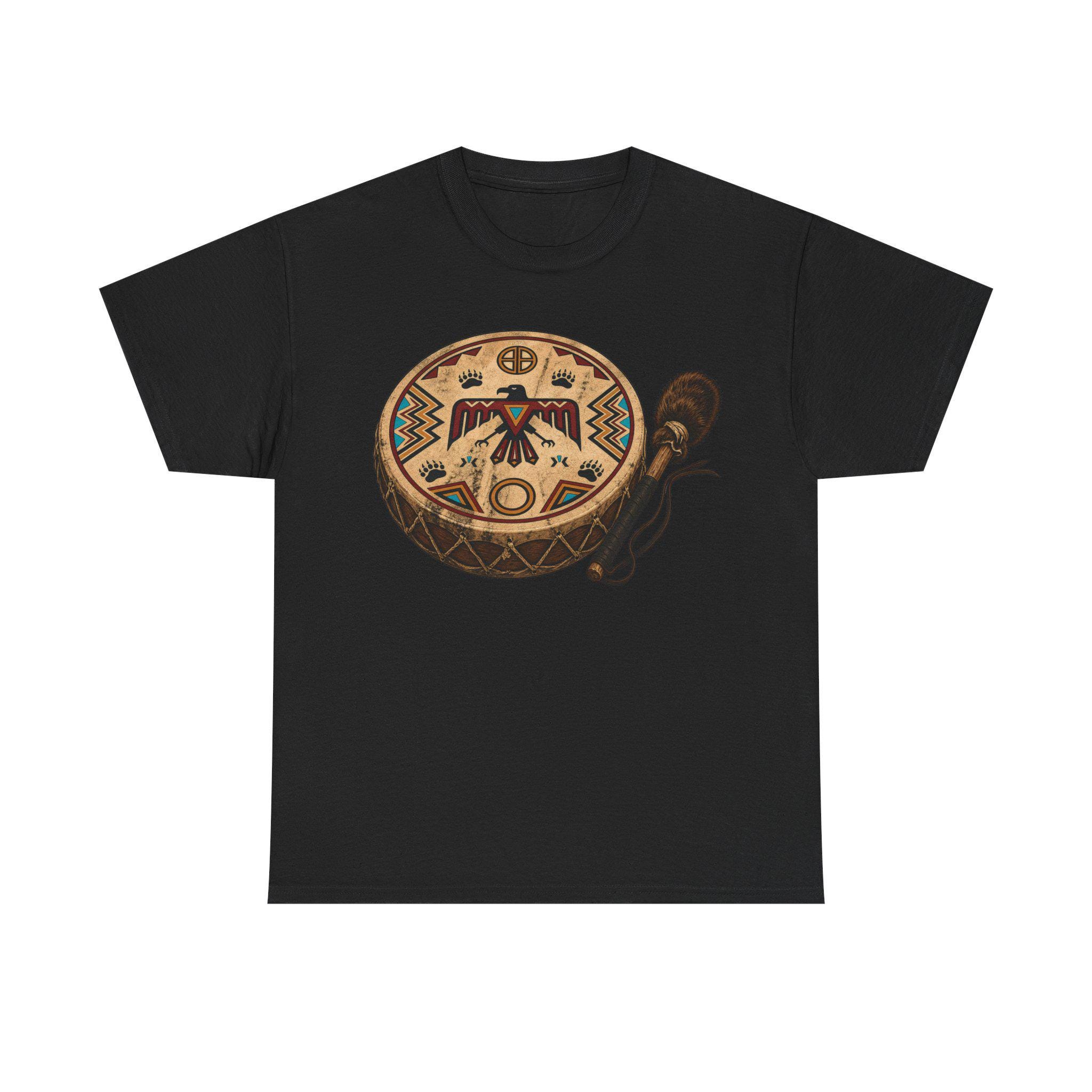 Native American Drum T-Shirt - Image 6